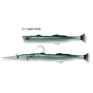 Savage gear Needlefish Pulsetail 2+1 23 cm 55g Suni Yem - Pearl White Silver