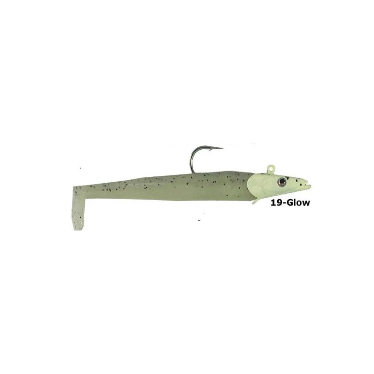 Savage gear Sandeel 12.5 cm 23 gr 2+1 Adet Suni Yem - Green Glow