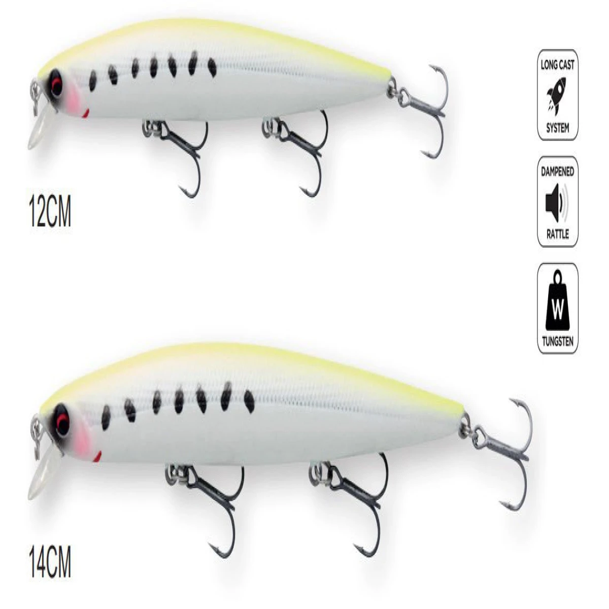 Savage Gear Sea Bass Minnow 12CM 12.5GR F - Mirror Sardine