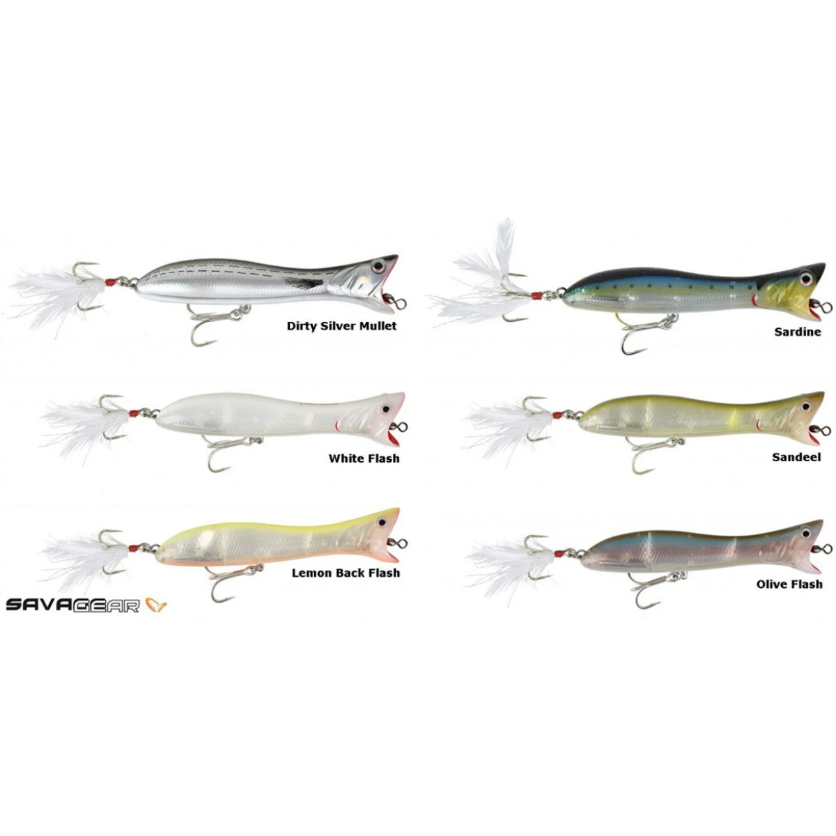 SAVAGE GEAR Panic Poper 10.5 cm 22 gr Suni Yem 01-Dirty Silver Mullet