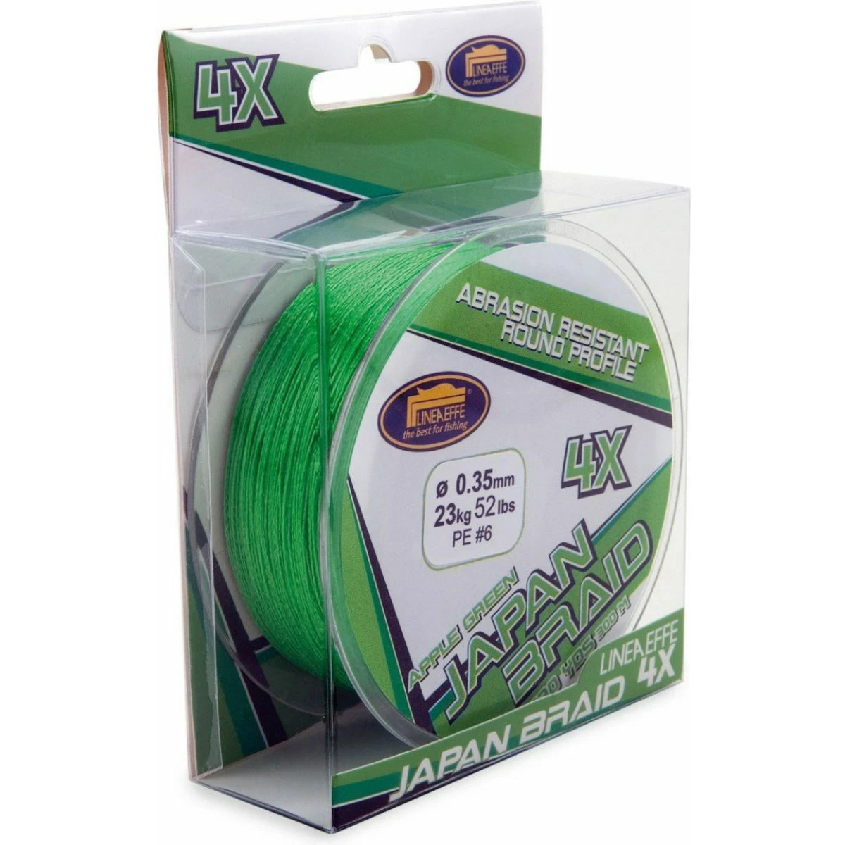 Lineaeffe 300 mt 4 örgü yeşil ip(made in japan) - 0,22 mm