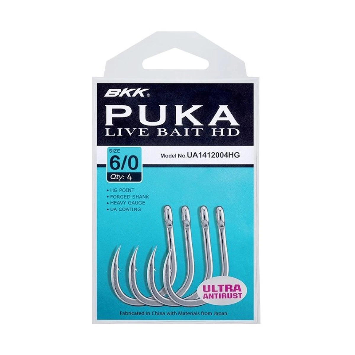 BKK Puka Livebait HD İğne - 6/0 4 Pcs