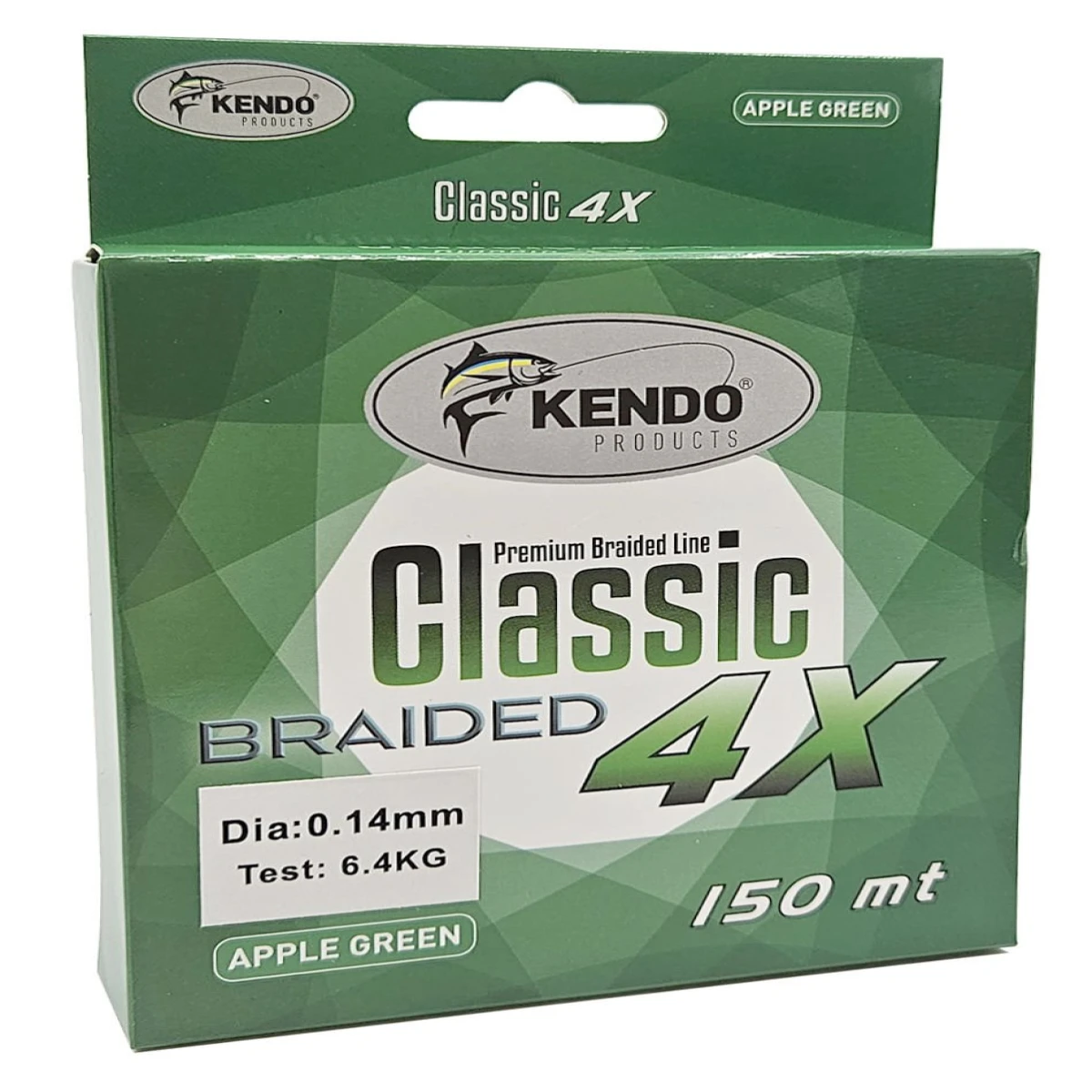 Kendo Classic 4X 150m Apple Green Örgü İp - 0.08mm
