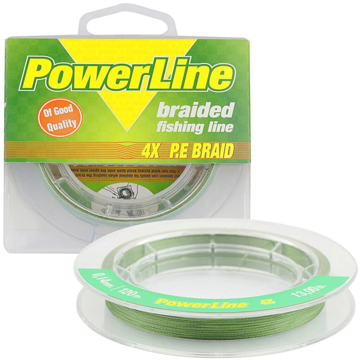 Power Lıne Classic Braid 4x 120 mt Örgü İp (Yeşil) - 0,12 mm