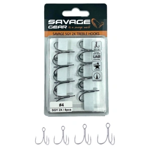 Savage Gear SGY 2X Trebles 8 Adet İğne
