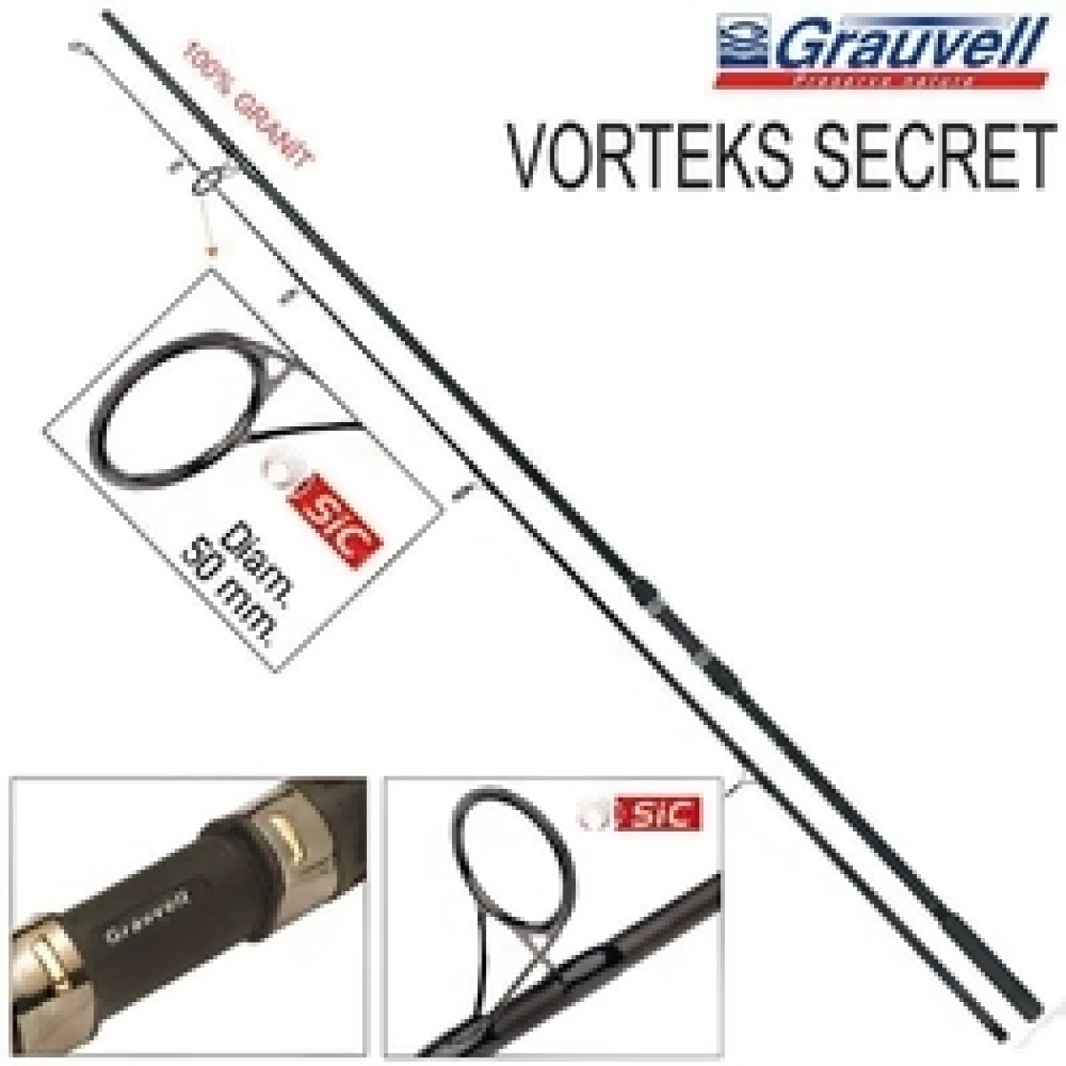 Vorteks Secret Parçalı Sazan Kamışı 3,5 lb - 3,90