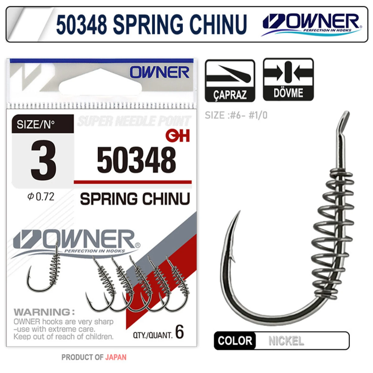 Owner 50348 Spring Chinu Nickel İğne - 2