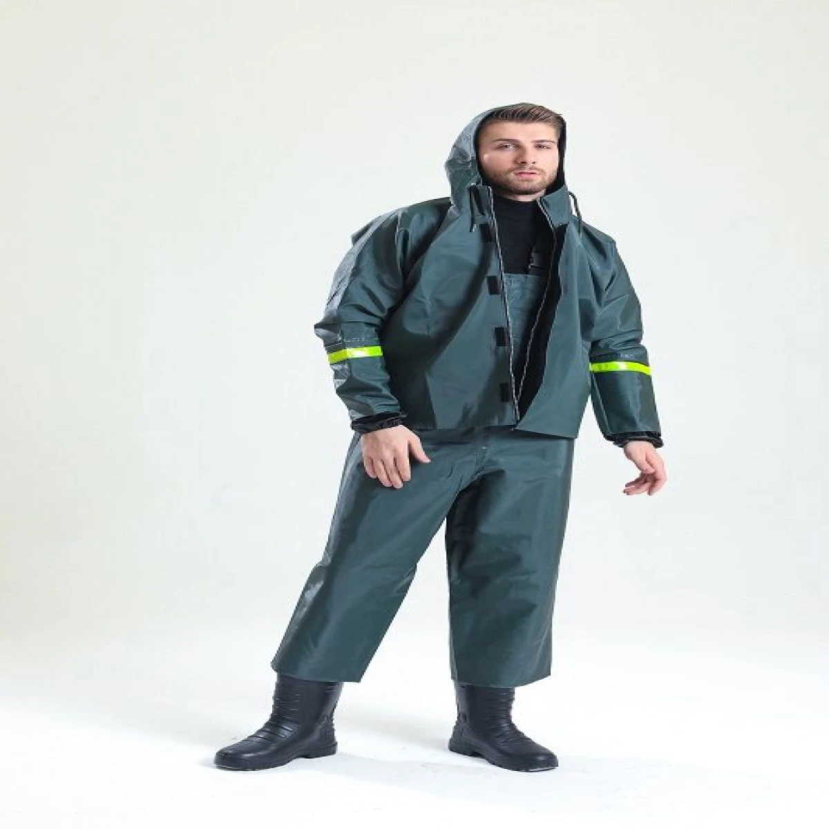 Liman Profesyonel Fermuarlı Bahçıvan Takım  Dexter  - 65 Micron - XXL