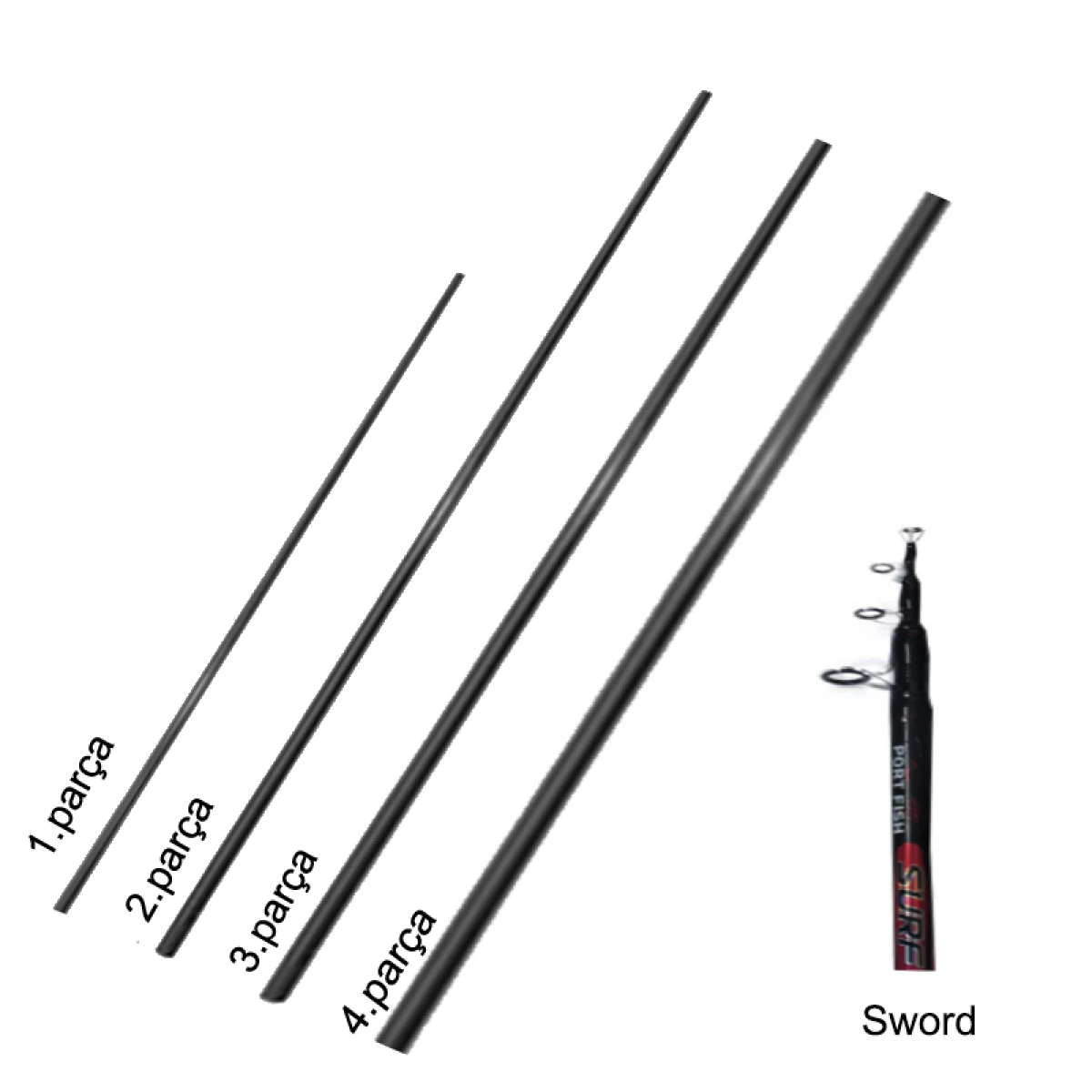 Portfish Sword Surf 400 cm (Yedek Parçası) - 2.parça