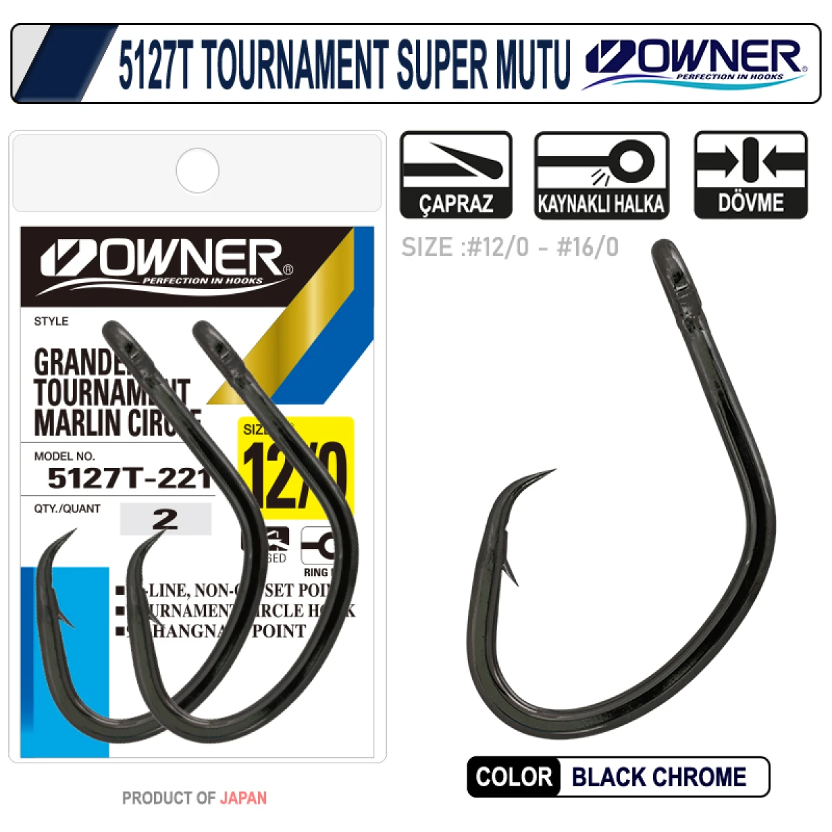 OWNER 5127T TOURNAMENT SUPER MUTU - 12-0