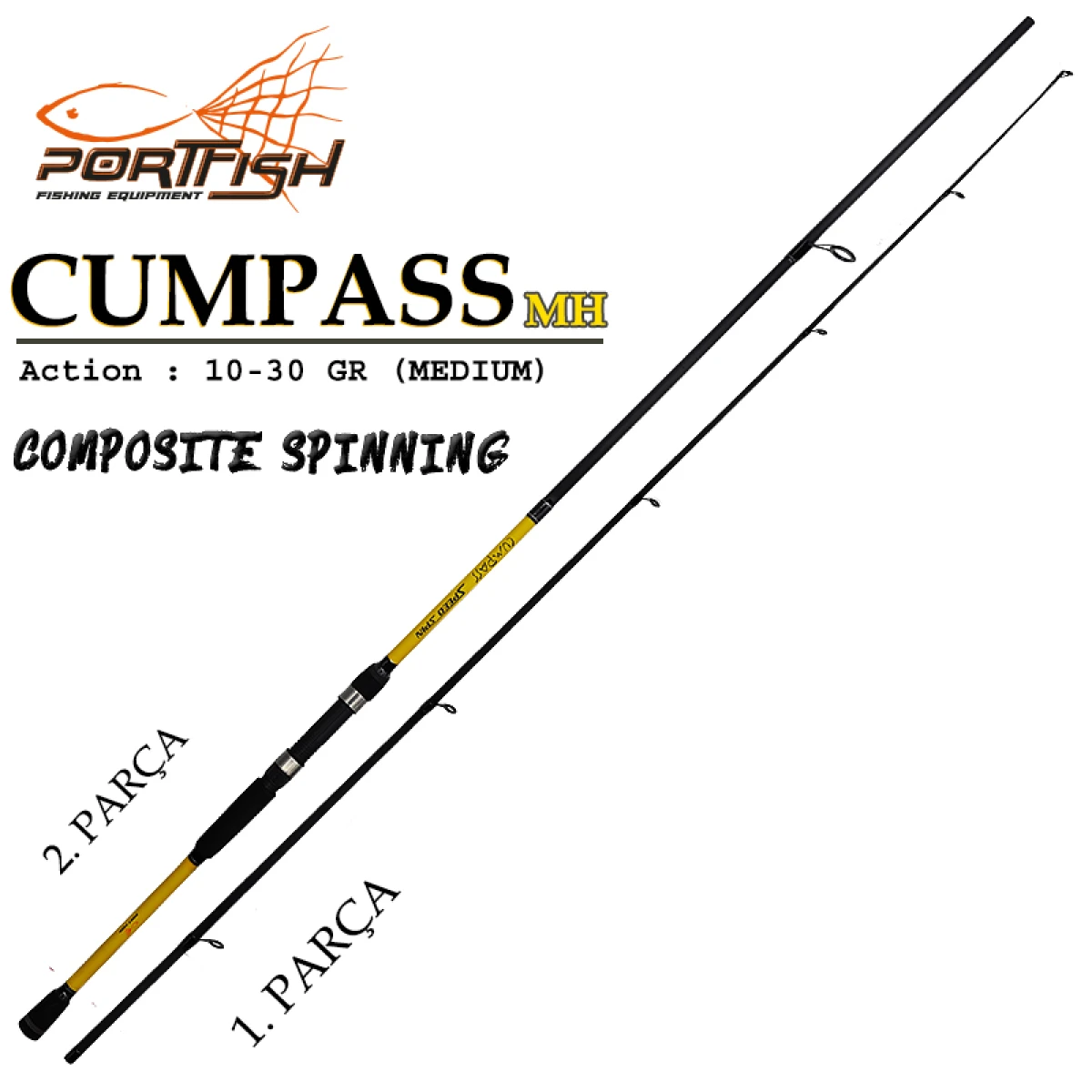 Portfish Cumpass Kamış 270 cm (Yedek Parça) - 1.parça
