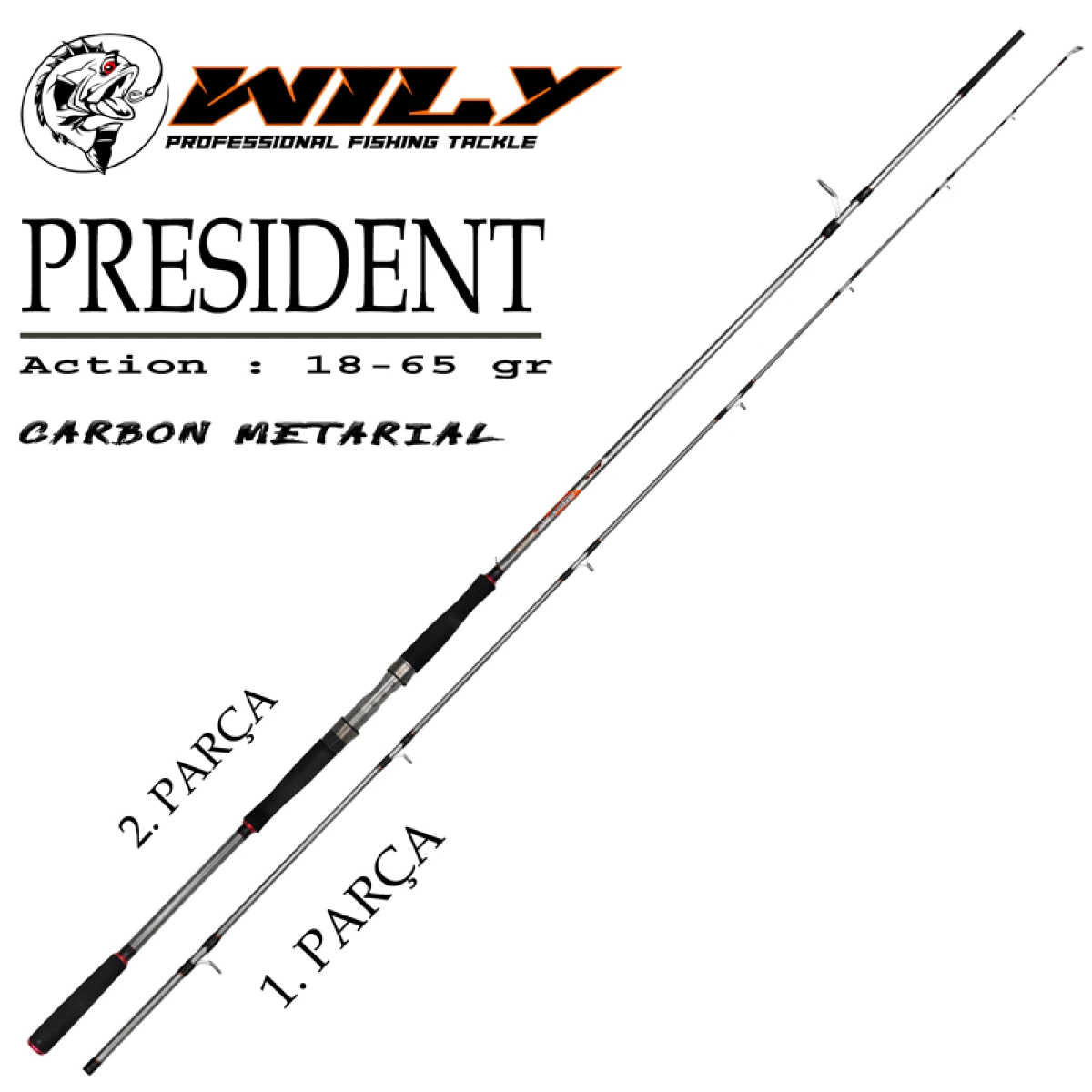 Wily President Shore Jig 288 cm (Yedek Parçası) - 1.parça