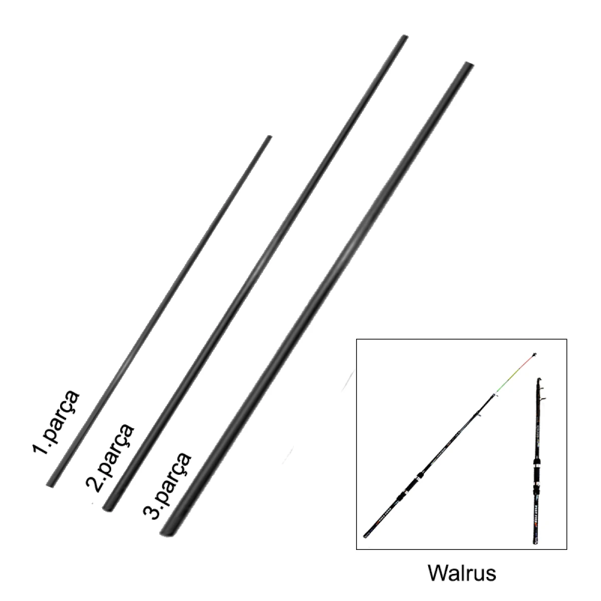 Portfish Walrus Kamış 210 cm (Yedek Parçası) - 2.parça