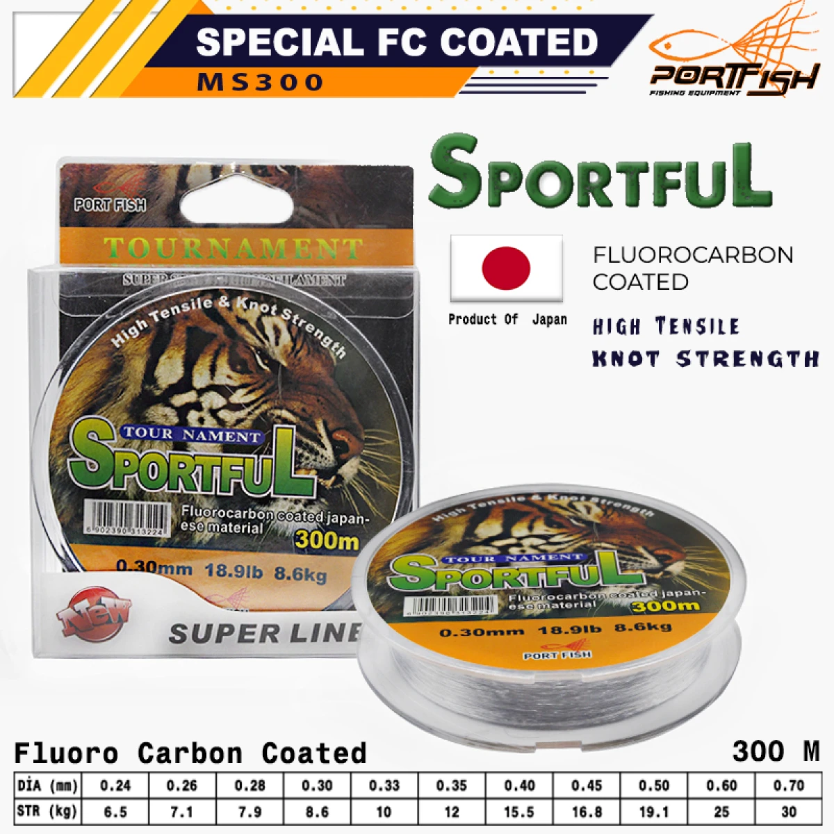 Portfish Sportful Misina 300 mt - 0,28