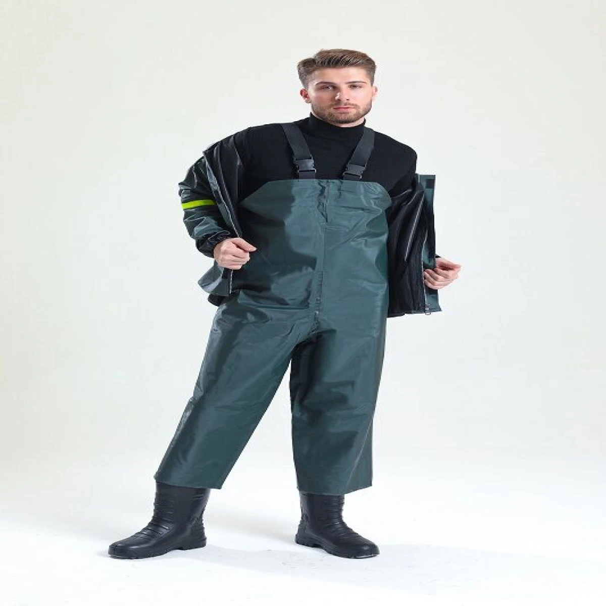 Liman Profesyonel Fermuarlı Bahçıvan Takım  Dexter  - 65 Micron - XXL