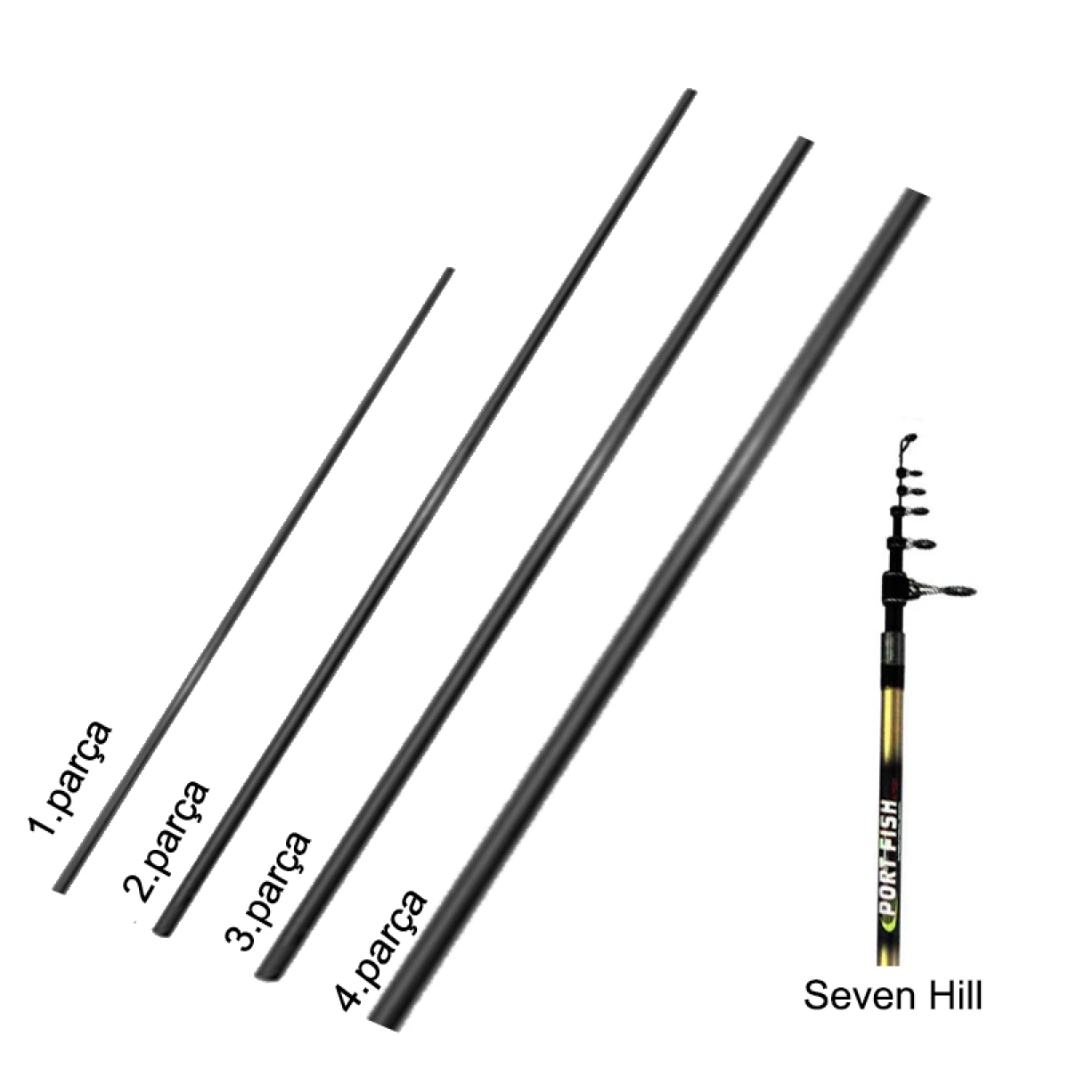 Portfish Seven Hill Kamış (Yedek Parçası) - 3.parça