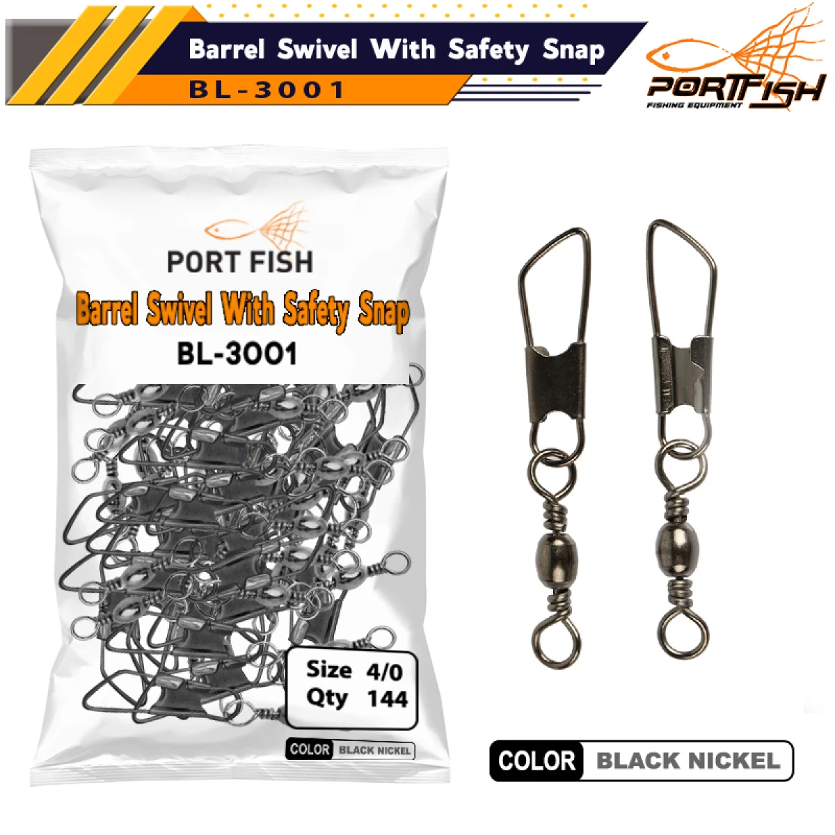 Portfish BL-3001 Klips 144 Lü - 5