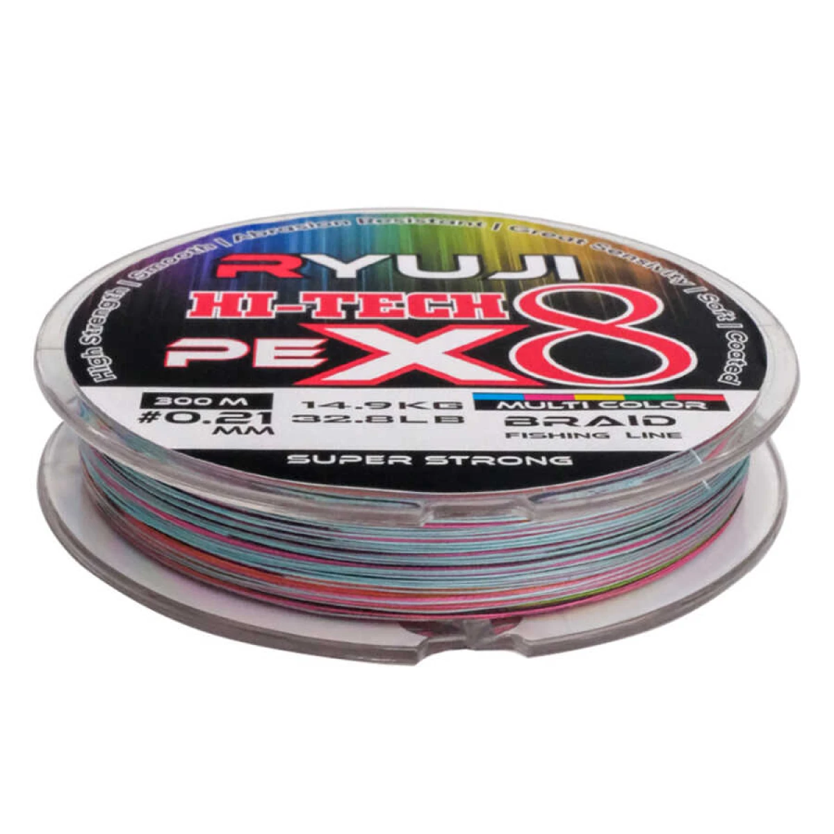 Ryuji Hi-Tech X8 300m Multi Color İp Misina - 0.21mm