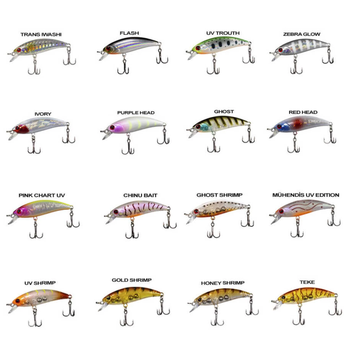 Ryuji Baby Minnow Sinking 5cm 4.5gr Maket Yem - MACKAREL
