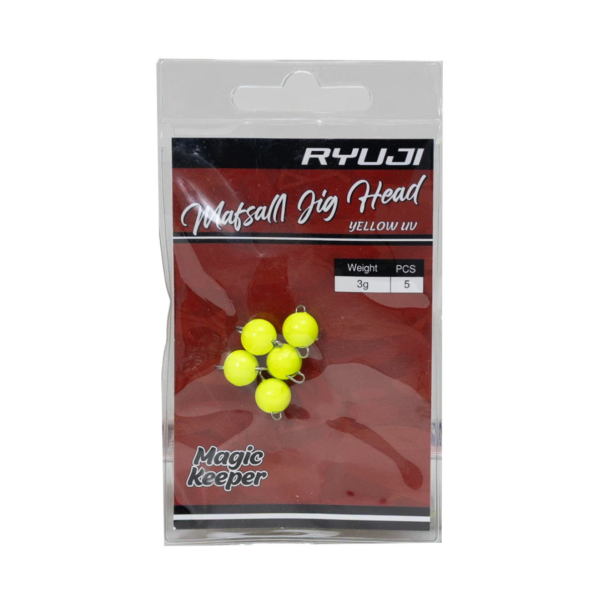RYUJI MAFSALLI JIGHEAD YELLOW UV (5 ADET) - 1GR