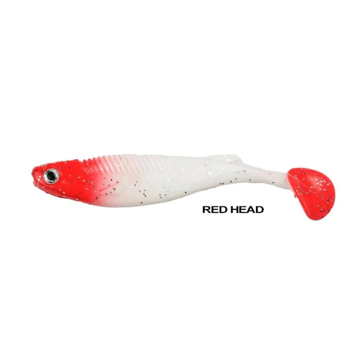SPINSTAR Big Pike 13cm 24gr Silikon Yem (3 Adet) - RED HEAD