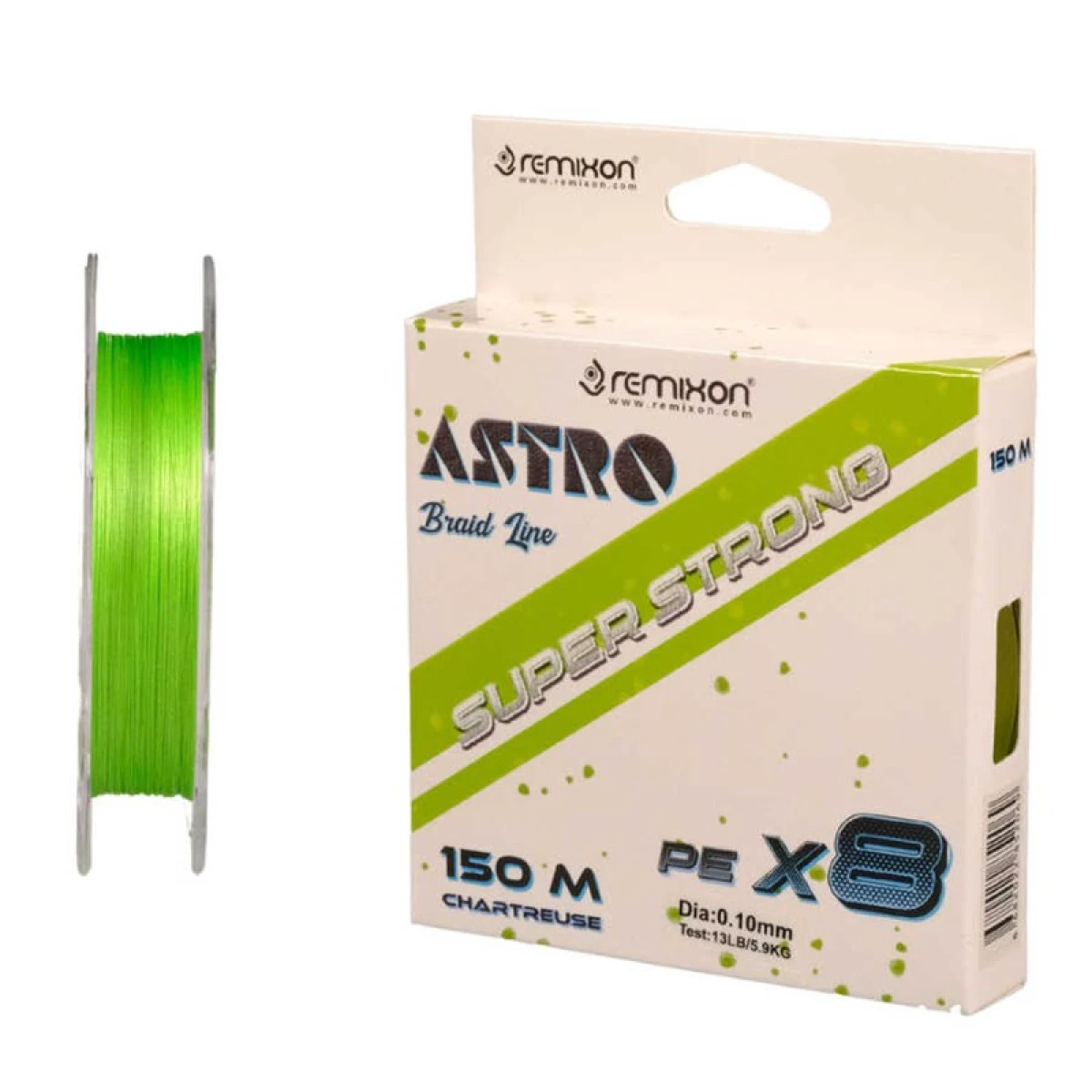 Remixon Astro 8X 150m Chartreuse İp Misina - 0.10mm