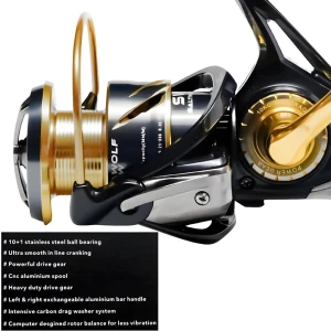 RYUJI Seawolf 6000 SW 10+1BB Jig Makara