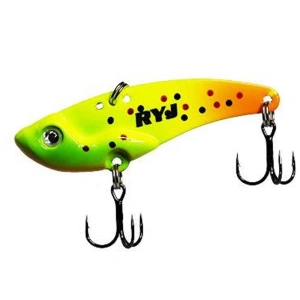 Ryuji Mirror Vib 9gr / 4.5cm Jig Yem - PINK ZEBRA GLOW