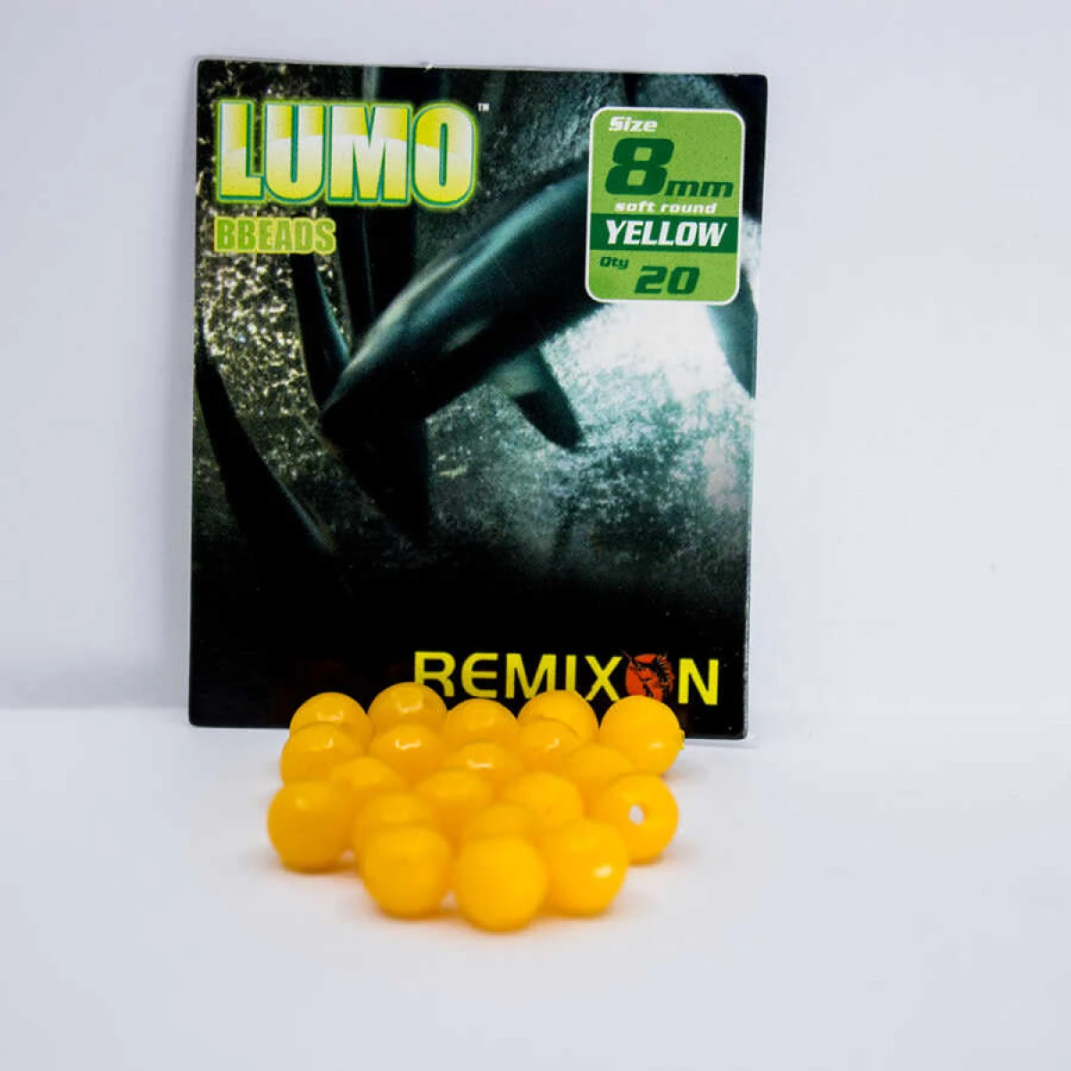 Remixon 8mm Yuvarlak Soft Boncuk (20Adet) - NATUREL