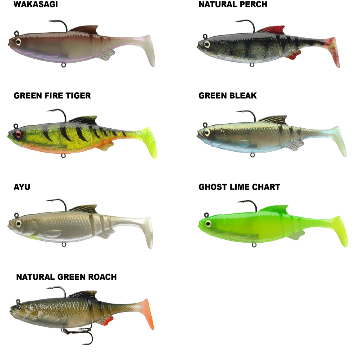 PROREX LAZY ROACH RD 12CM, 29GR - NATURAL GREEN ROACH