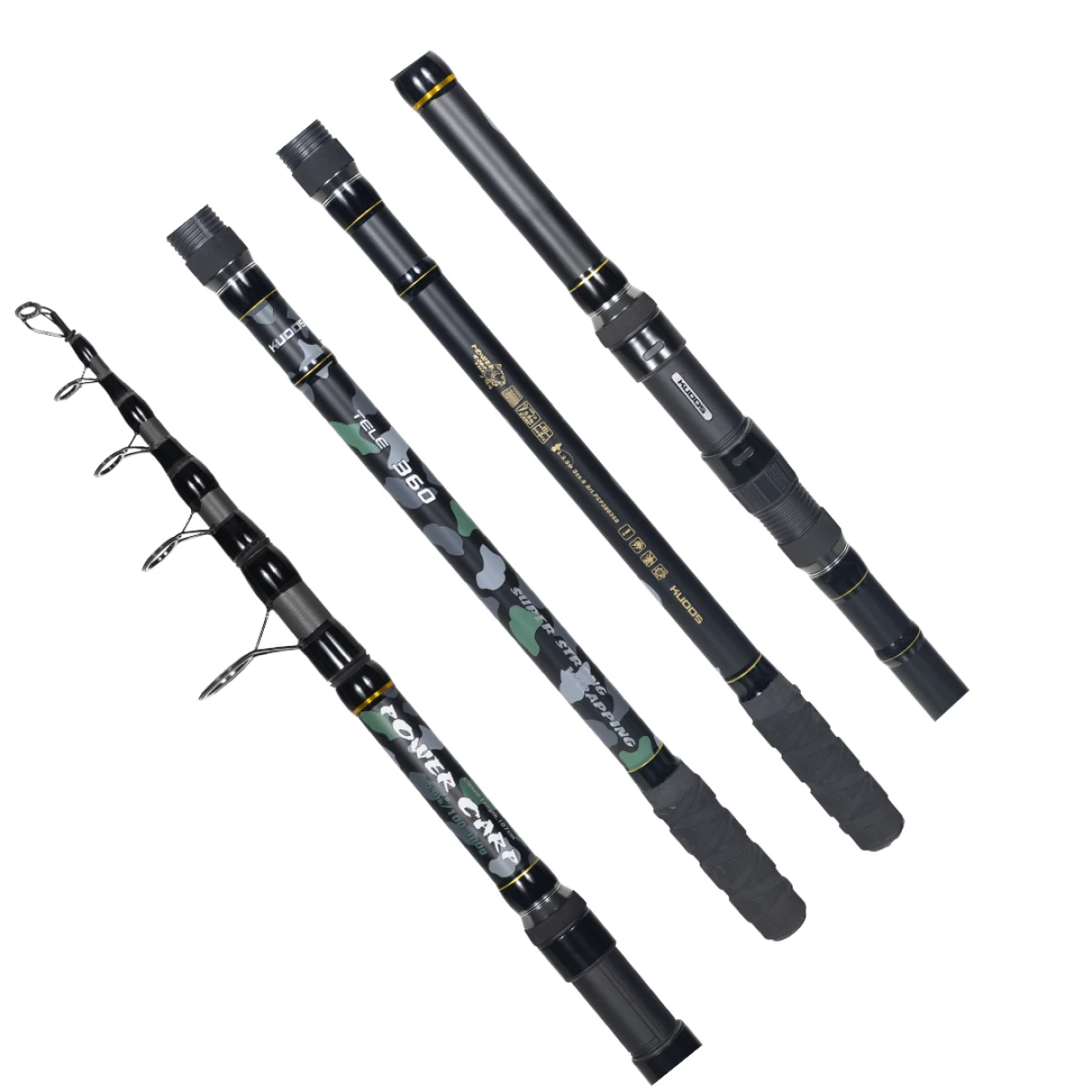 KUDOS POWER CARP 3.60M, 5 LBS, 100-300GR, TELE KAMIŞ