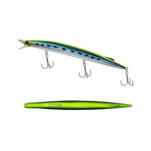 Ryuji Master Jerk Sinking 190mm 36gr Hard Bait - LEMON BACK