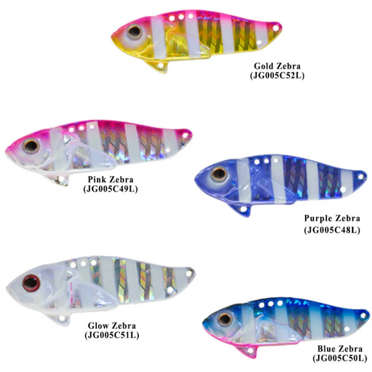 Strike Pro JG005C Cyber Vibe 45 Serisi Jig Yem Glow - GOLD ZEBRA