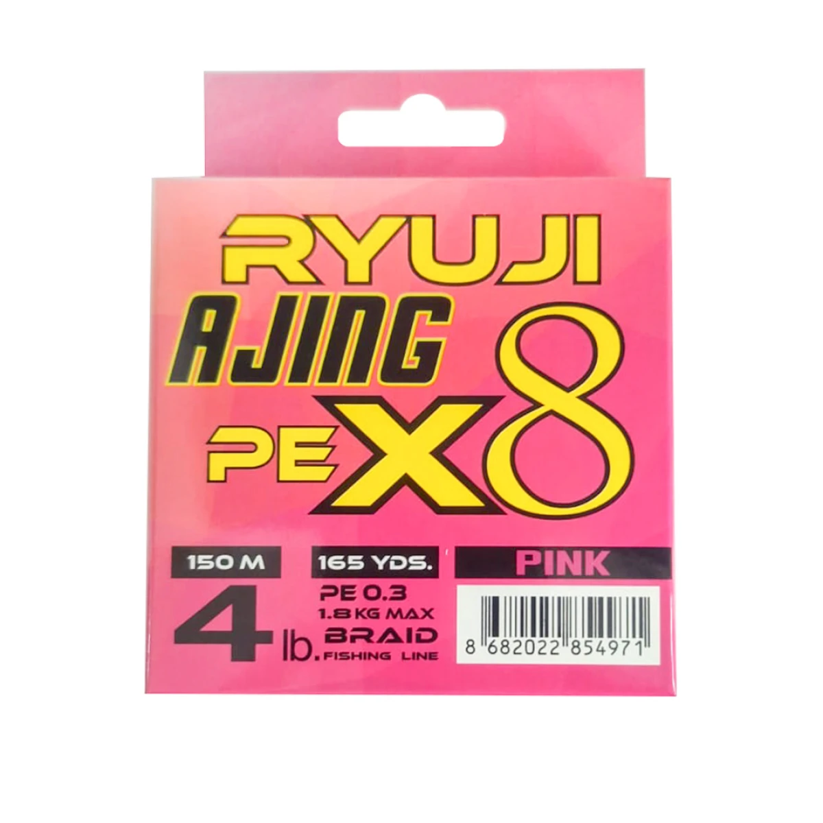 Ryuji Ajing X8 150m PE İp Misina - PE 0.3