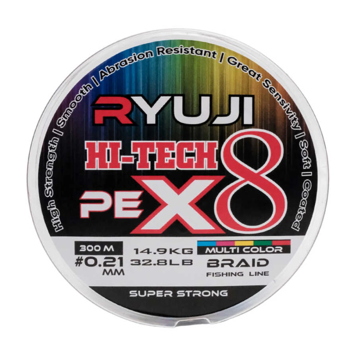 Ryuji Hi-Tech X8 300m Multi Color İp Misina - 0.21mm