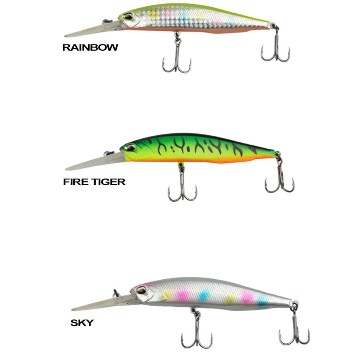 Ryuji Deep Driver 10cm 15gr Maket Yem - RAINBOW