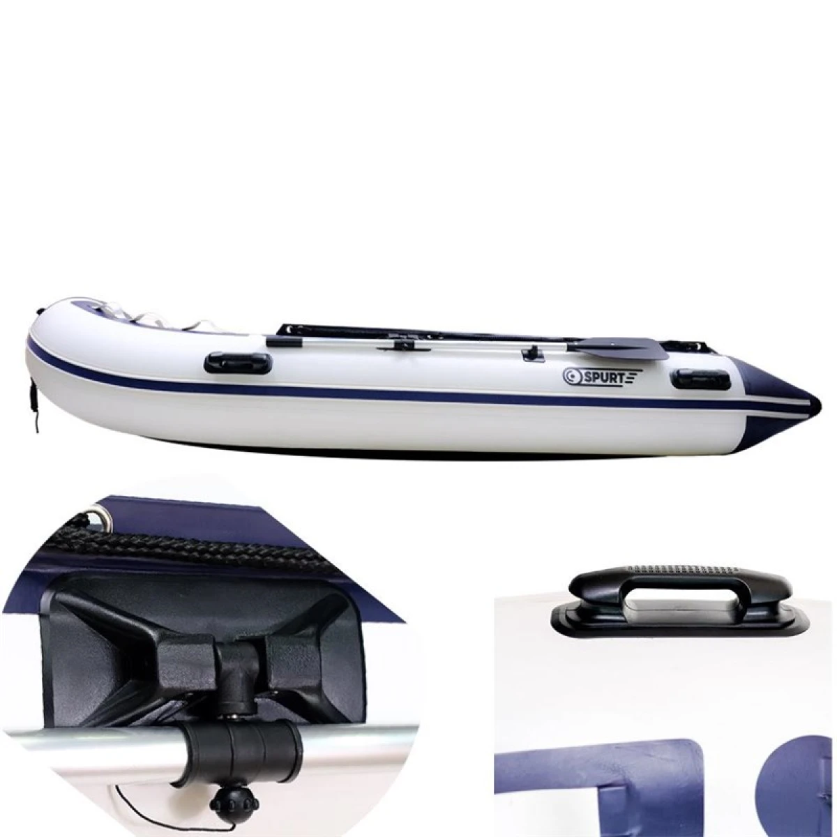 Spurt 3.30m 0.9mm 1000D Alüminyum Taban Şişme