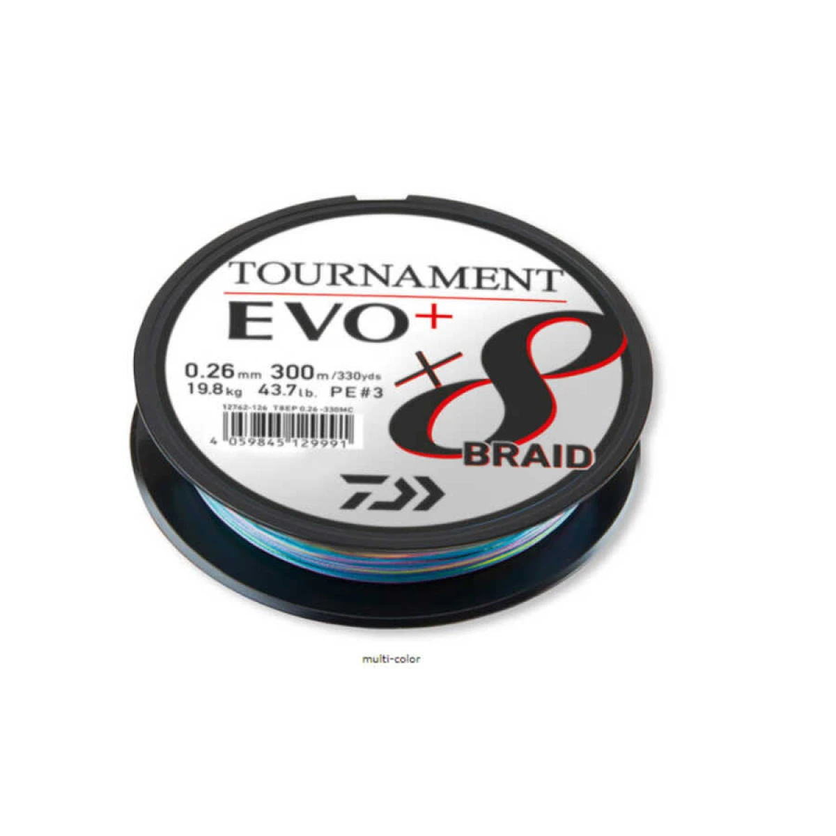 Daiwa Tournament EVO+ 8B Multicolor İp Misina (300m) - 0,26