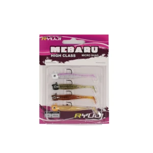 RYUJI Mebaru Micro Shad 65 mm 3.8 gr NATURAL MIX