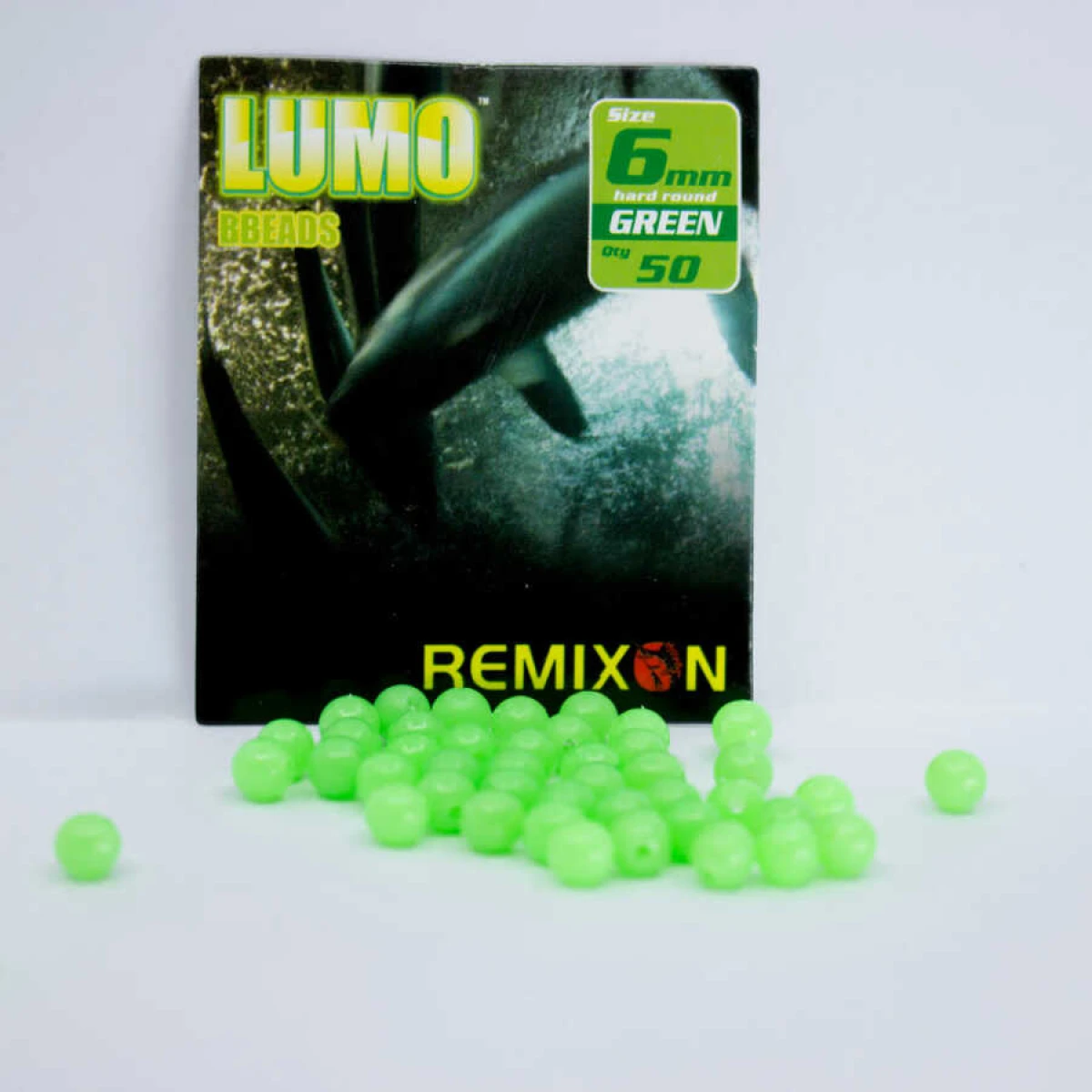 Remixon 6mm Yuvarlak Sert Boncuk (50Adet) - NATUREL