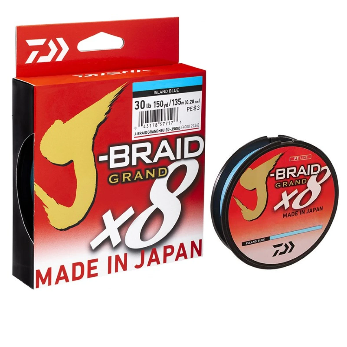 Daiwa JB Grand 8B 135 M Blue İp Misina - 0,18MM