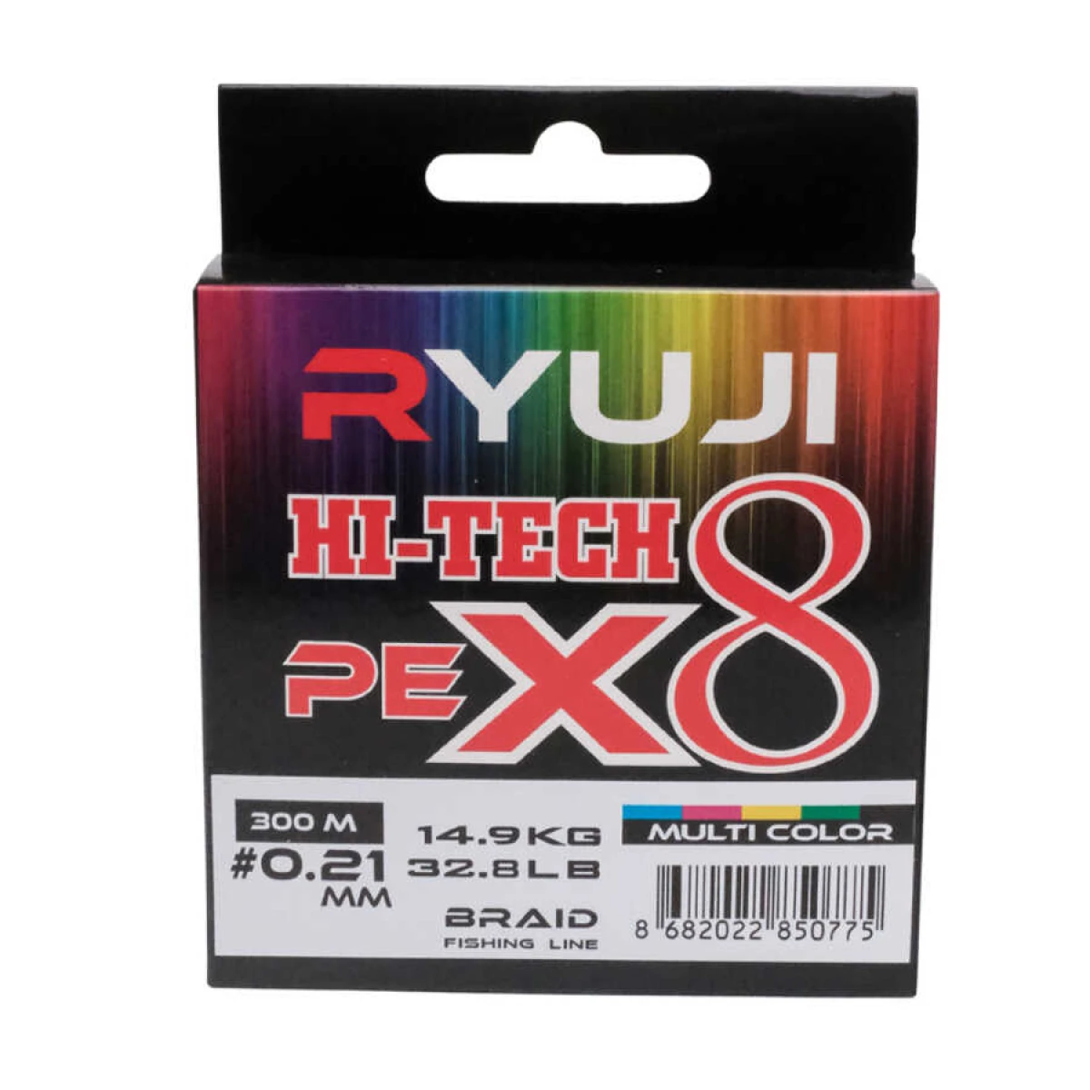 Ryuji Hi-Tech X8 300m Multi Color İp Misina - 0.21mm