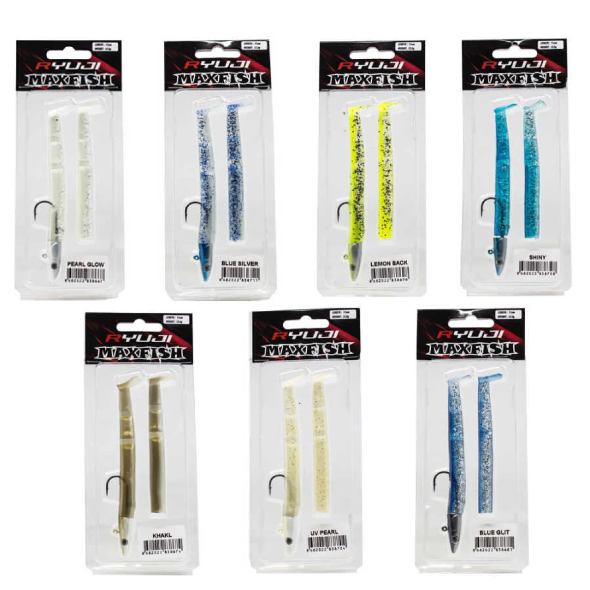 Ryuji Max Fish 110mm 12,5gr 2+1 Silikon Yem 1 - SHINY