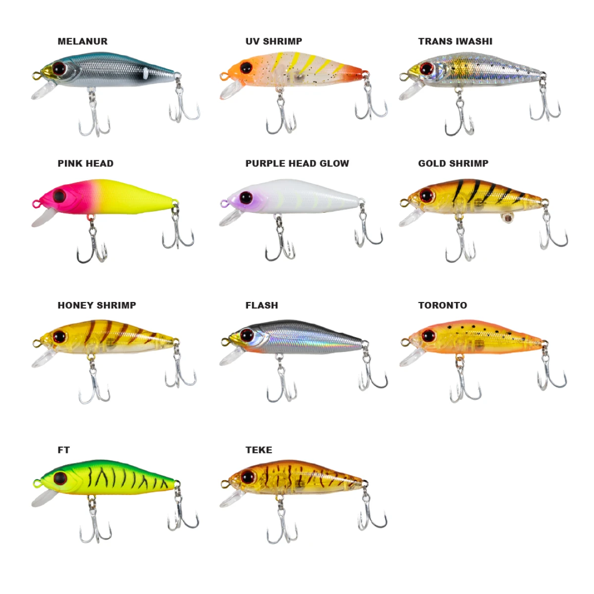 RYUJI SUPER MINNOW 5.5CM, 5GR - HONEY SHRIMP