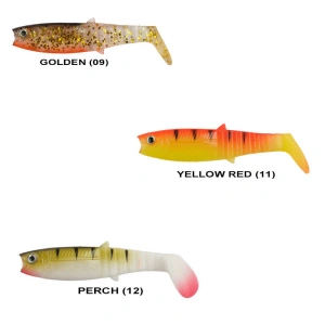 Remixon Buster Shad 8cm Silikon Yem (25 Adet) - WHITE BLACK
