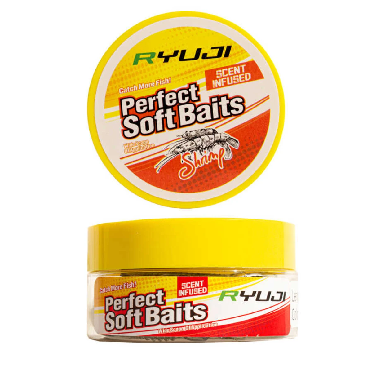 Ryuji Perfect Bait LT Karides Kokulu Silikon Yem (10 Adet) - B