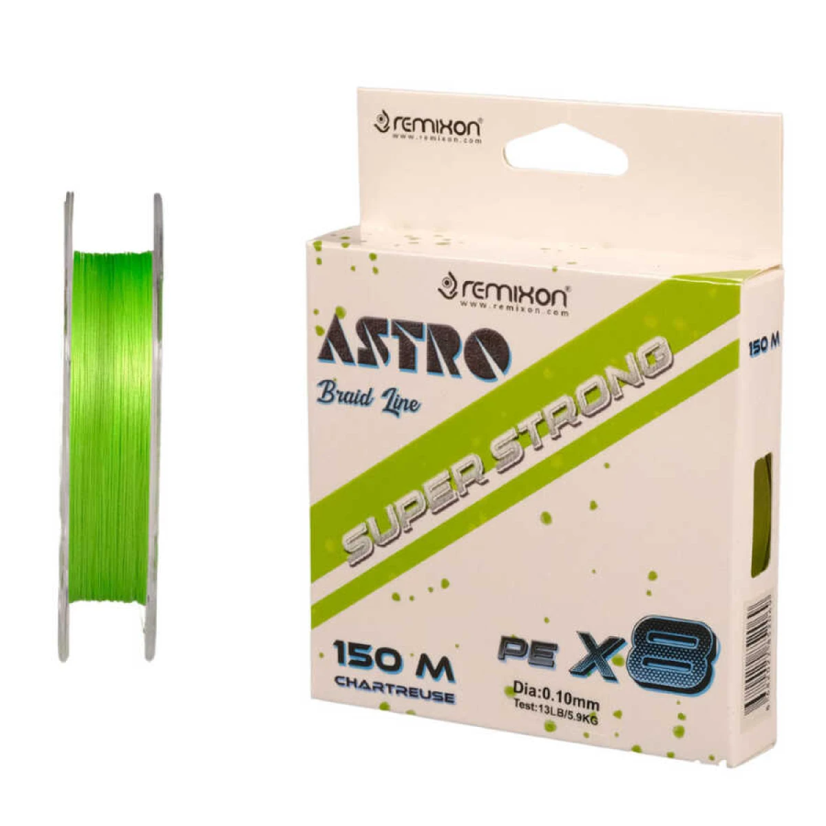 Remixon Astro 8X 150m Chartreuse İp Misina - 0.10mm