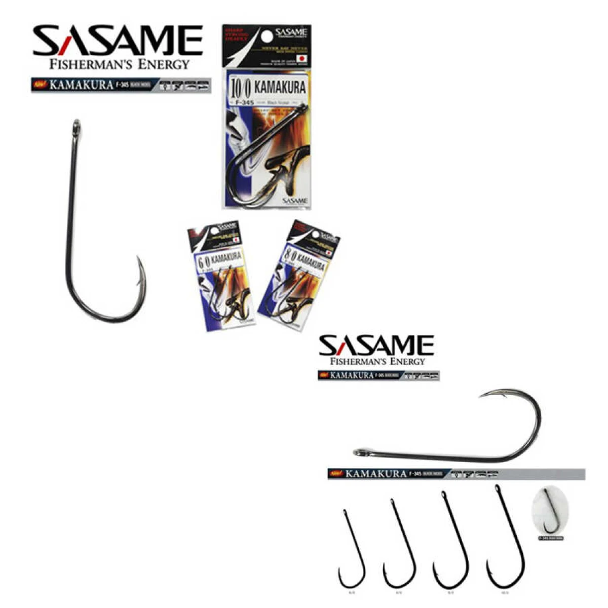 Sasame F-345 Kamakura Serisi Olta İğnesi - 9/0