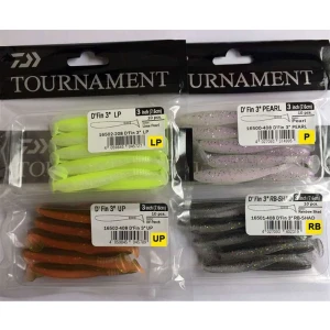 Daiwa Tournament D'Fin 7,6cm / 3gr Silikon Yem (10AD) - UV PERCH