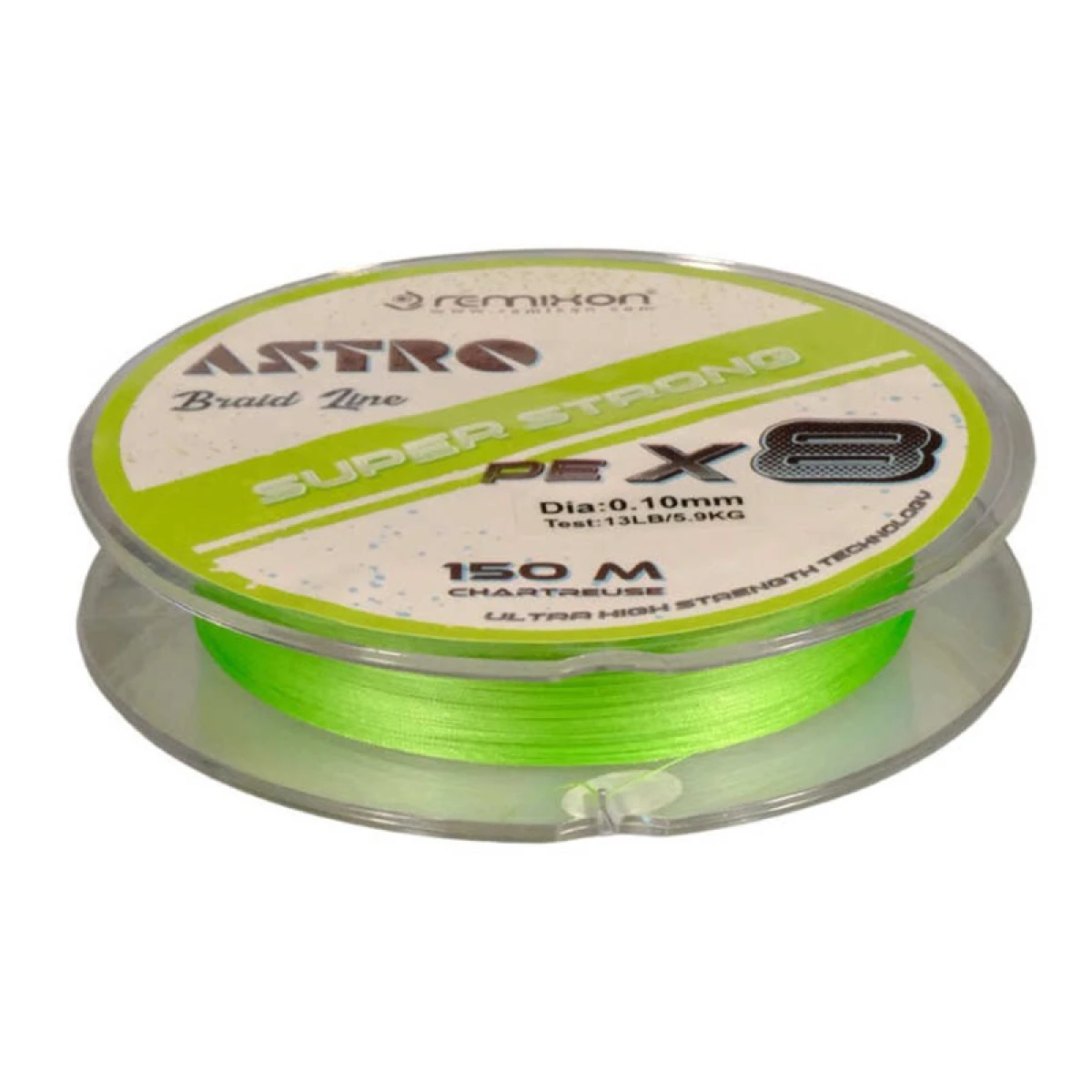 Remixon Astro 8X 150m Chartreuse İp Misina - 0.10mm